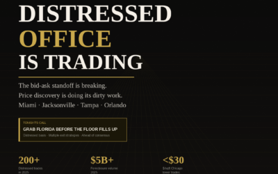 Distressed Office Found Its Floor. I’m Heading to Florida.