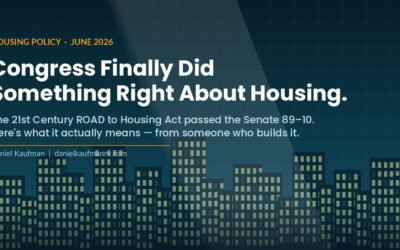 Congress Finally Did Something Right About Housing. Here’s What It Actually Means.